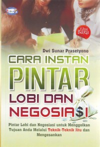 Image of Cara Instan Pintar Lobi dan Negosiasi
