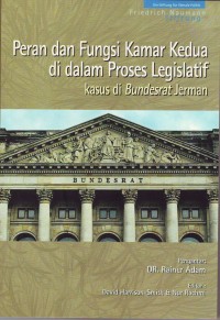 Image of Peran dan Fungsi Kamar kedua di dalam Proses Legislatif kasus di bundesrat Jerman