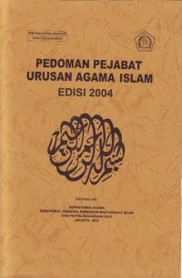 Image of Pedoman Pejabat Urusan Agama Islam