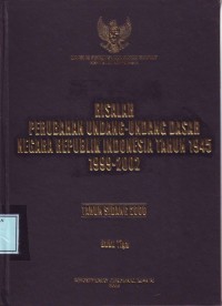 Image of Risalah Perubahan Undang-Undang Dasar Negara RI Tahun 1999-2002 (Buku 3)