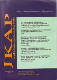 Image of Peranan Negara Kuat dalam Pelaksanaan Demokrasi Lokal di Indonesia Kasus di Sumatera Barat