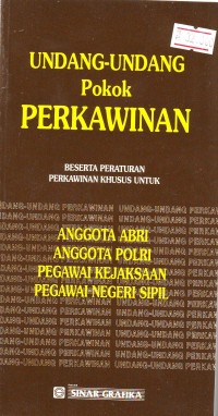 Image of UNDANG-UNDANG PERKAWINAN