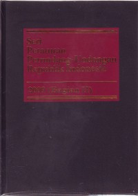 Image of Seri Peraturan Perundang-undangan RI 2009 Bagian II