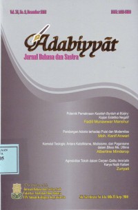 Image of Adabiyyat (Jurnal Bahasa dan Sastra)