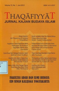 Image of Thaqafiyyat (Jurnal Kajian Budaya Islam)