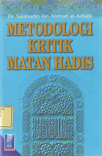 Image of Metodologi Kritik Matan Hadis