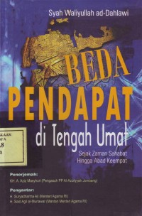 Image of Beda Pendapat di Tengah Umat