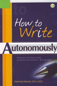 Image of How to Write Autonomously