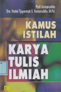 Image of Kamus Istilah Karya Tulis Ilmiah