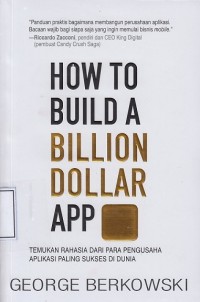 Image of How to Build a Billion Dollar App