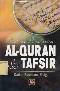 Image of Metode Penelitian Al-Quran & Tafsir