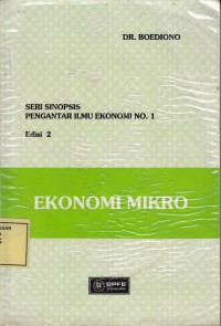Image of Seri Sinopsis Pengantar Ilmu Ekonomi No.1