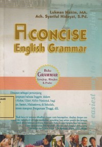Image of A Concise English Grammar
