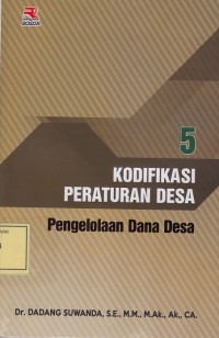 Image of Kodifikasi Peraturan Desa 5: Pengelolaan Dana Desa