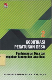 Image of Kodifikasi Peraturan Desa 2: Pembangunan Desa dan Pengadaan Barang dan Jasa Desa