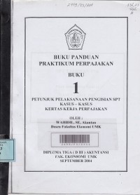 Image of Panduan Praktikum PERPAJAKAN buku ke-1