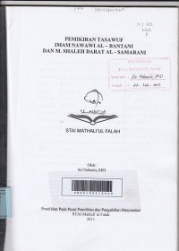 Image of Pemikiran Tasawuf Imam Nawawi al-Bantani dan M. Shaleh Darat al-Samarani