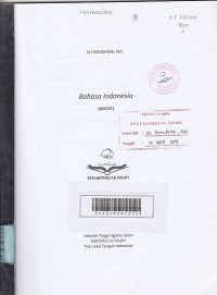 Image of Bahasa Indonesia (Diktat)