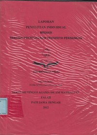 Image of Laporan Penelitian Individual Mediasi Sebagai Penyelesaian Sengketa Perbankan
