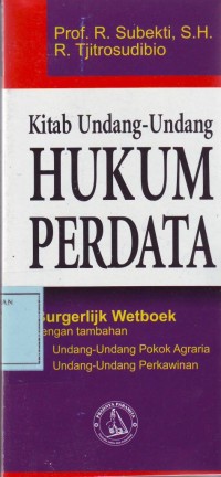Image of Kitab Undang-Undang Hukum Perdata