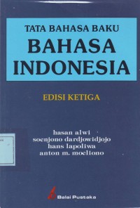 Image of Tata Bahasa Baku Bahasa Indonesia