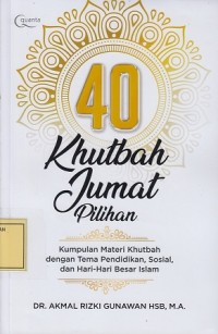 Image of 40 Khutbah Jumat Pilihan