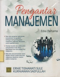Image of Pengantar Manajemen