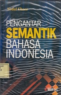 Image of Pengantar Semantik Bahasa Indonesia
