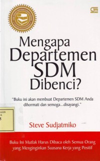 Image of Mengapa Departemen SDM Dibenci?
