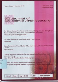 Image of Journal of Islamic Architecture