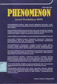 Image of Phenomenon Jurnal Pendidikan MIPA