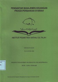 Image of Pengantar Manajemen Keuangan: Prodi Perbankan Syariah