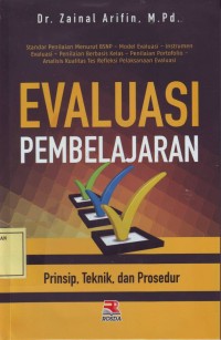 Image of Evaluasi Pembelajaran: Prinsip, Teknik dan Prosedur