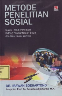 Image of Metode Penelitian Sosial: Suatu Teknik Penelitian Bidang Kesejahteraan Sosial dan Ilmu Sosial Lainnya