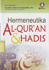 Image of Hermeneutika Al-Qur'an & Hadis