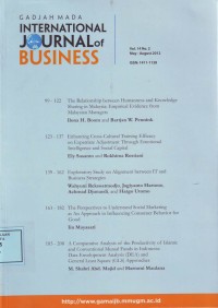 Image of Gadjah Mada International Journal of Business