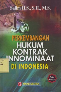 Image of Perkembangan Hukum Kontrak Innominaat di Indonesia