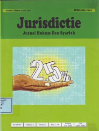 Image of Jurisdictie, Jurnal Hukum dan Syariah