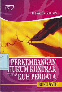 Image of Perkembangan Hukum Kontrak di luar KUH Perdata