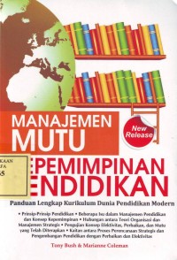Image of Manajemen Mutu Kepemimpinan Pendidikan;