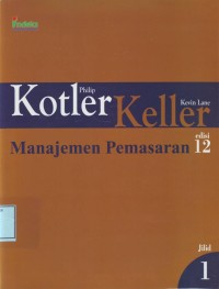 Image of Manajemen Pemasaran, jilid 1