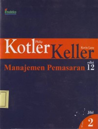 Image of Manajemen Pemasaran, jilid 2
