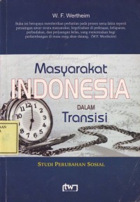 Image of Masyarakat Indonesia dalam Transisi; Studi Perubahan Sosial