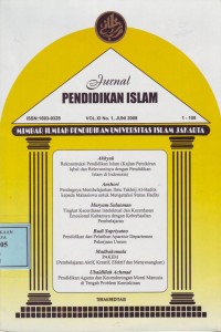 Image of Jurnal Mimbar Ilmiah Pendidikan Islam, Universitas Islam Jakarta