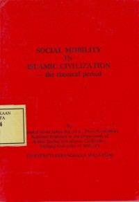 Image of Social Mobility in Islamic Civilization - the clasical period