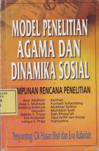 Image of Model Penelitian Agama dan Dinamika Sosial