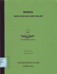 Image of Modul Mata Kuliah Ilmu Kalam