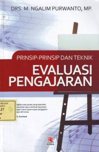 Image of Prinsip-Prinsip dan Teknik Evaluasi Pengajaran
