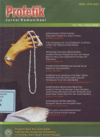 Image of Profetik (Jurnal Komunikasi)