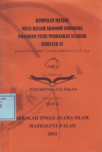 Image of Kumpulan Materi MaKul Ekonomi Syariah Semester IV